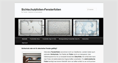 Desktop Screenshot of fensterfolien-online.de